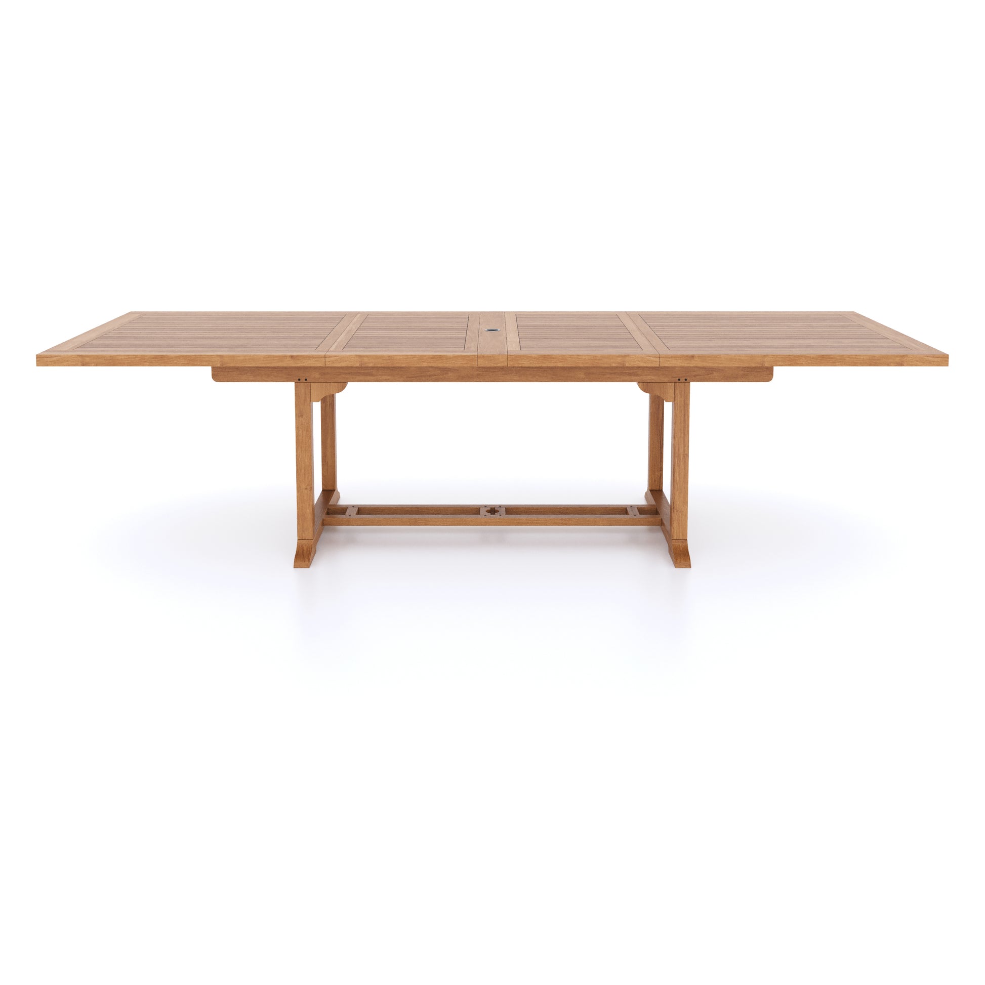 outdoor teak dining table