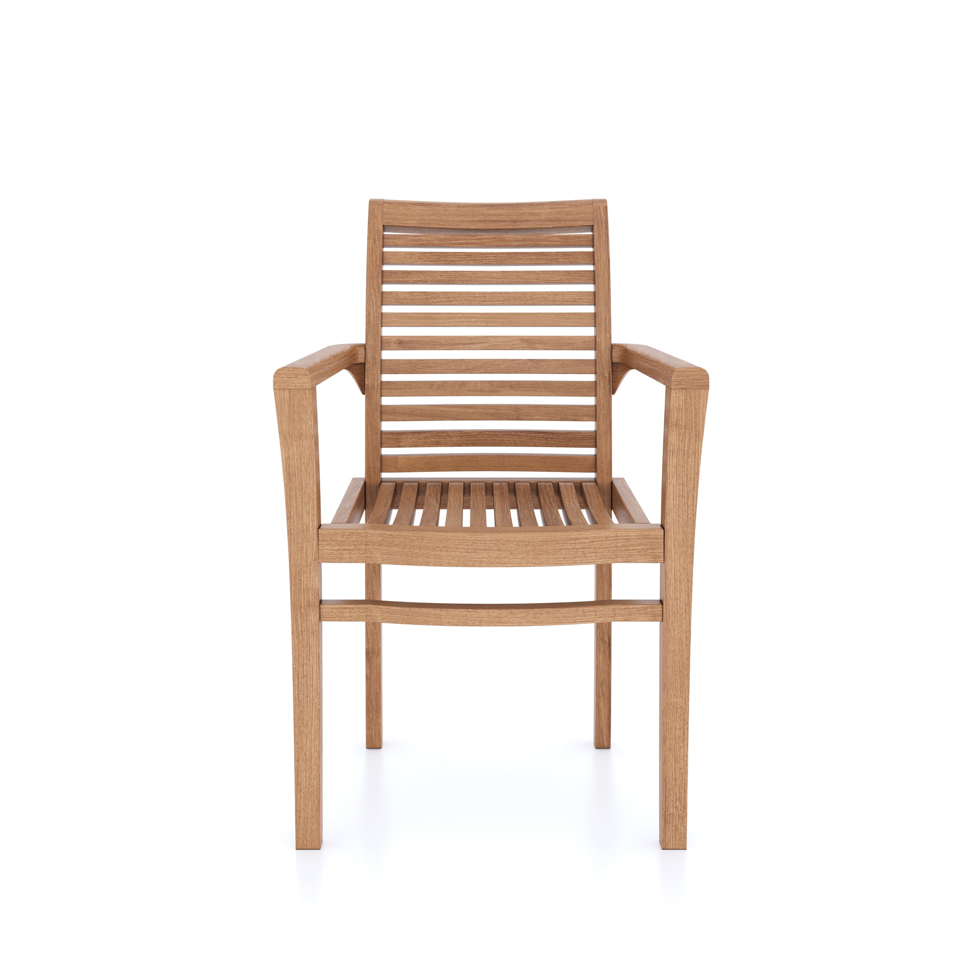 Teak Oxford Stacking chair