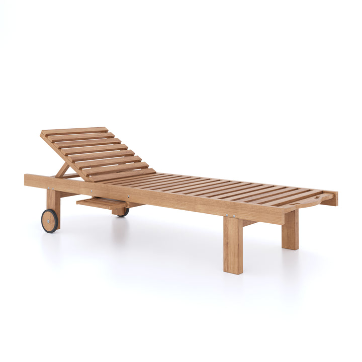 This is Eterna Homes sustainable teak garden furniture outdoor sun loungers, consisting of 1 sun lounger. Our teak wood is suitable for outdoor dining.