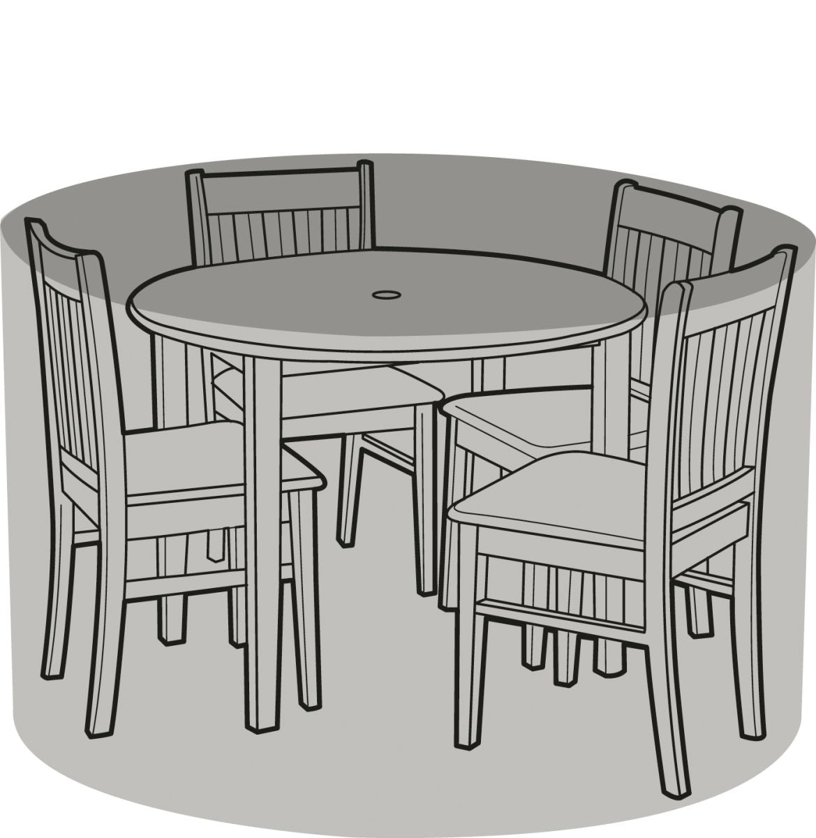 120 Round Garden Set Cover