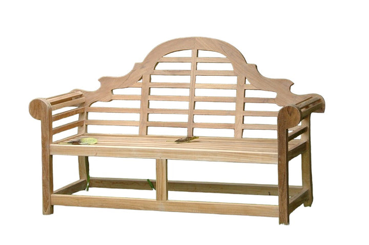This is Eterna Homes sustainable teak garden furniture outdoor dining chairs, consisting of teak bench and cushion. All of our teak wood is suitable for outdoor dining.